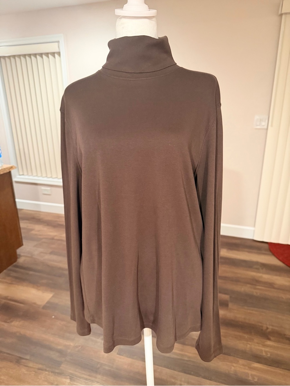 made for life Brown Cotton Turtleneck